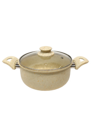SF HOME Сет тенџериња ROJAL KREM GRANIT EKO SET 7PCS. 