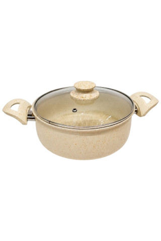SF HOME Сет тенџериња ROJAL KREM GRANIT EKO SET 7PCS. 