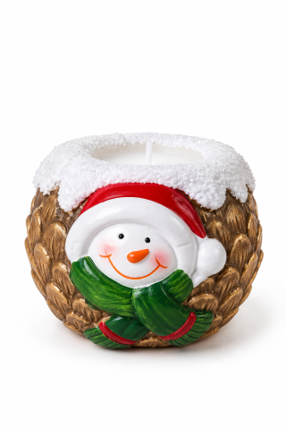 SF HOME  Новогодишни - Свеќа Snowy 