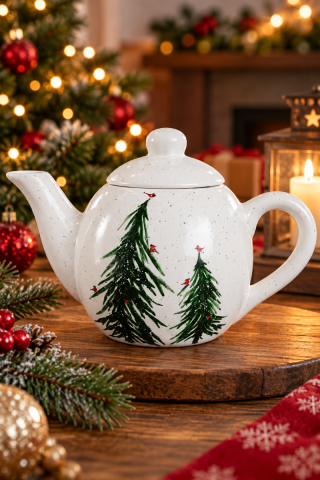 SF HOME  Новогодишни - Чајник Christmas three 
