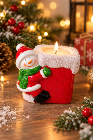 SF HOME  Новогодишни - Свеќа Holiday 