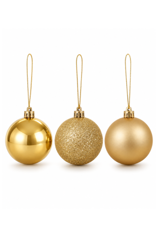 SF HOME  Новогодишни Лампиони сет 24/1 Golden Ball 