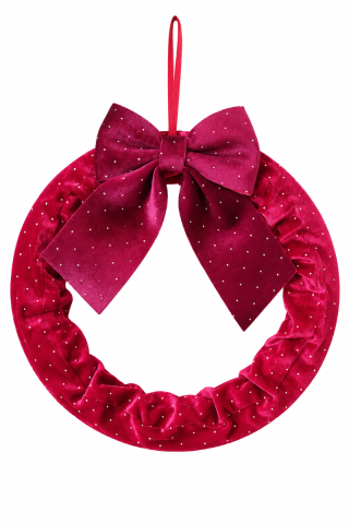 SF HOME  Новогодишни венче Velvet 