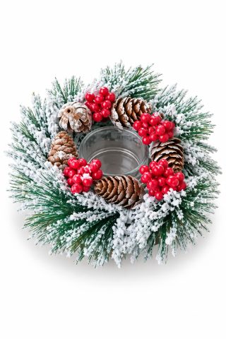 SF HOME  Новогодишни свеќник Snowy 