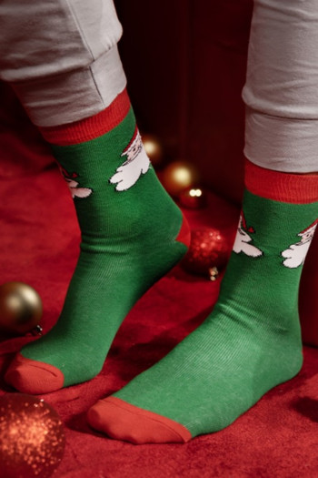SF женски класични чорапи Christmas 