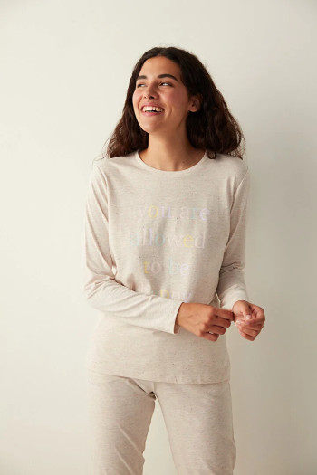 Penti женски горни пижами Be Happy Ls T-Shirt 