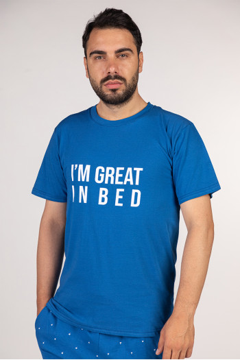 SF машки сет пижами IM GREAT IN BED 