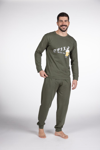 SF машки сет пижами M.PIZAMI SF BEER DD FW24 