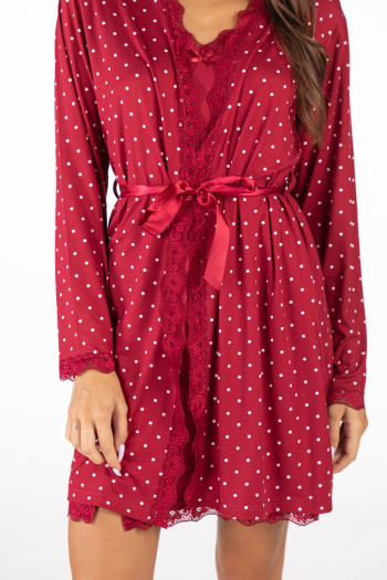 SF женски сет ноќница DOTS FW24 