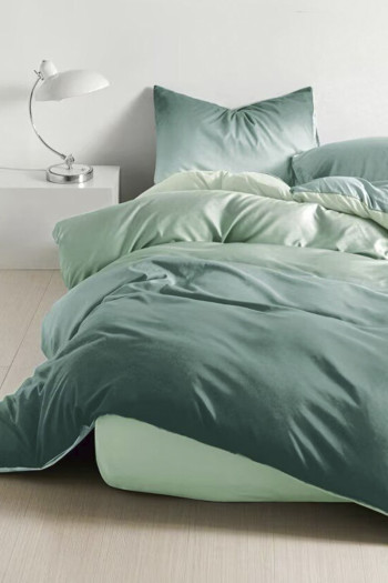SF HOME  постелнина 140/220 GREEN OMBRE 