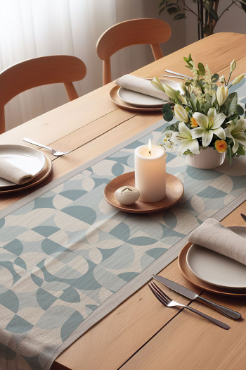 SF HOME  декорации Ранер Blue shapes
