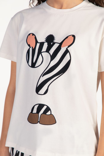 SF женски сет пижами 735098 ZEBRA KD SS25 