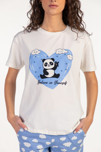 SF женски сет пижами 735099 PANDA CLOUD KD SS25 