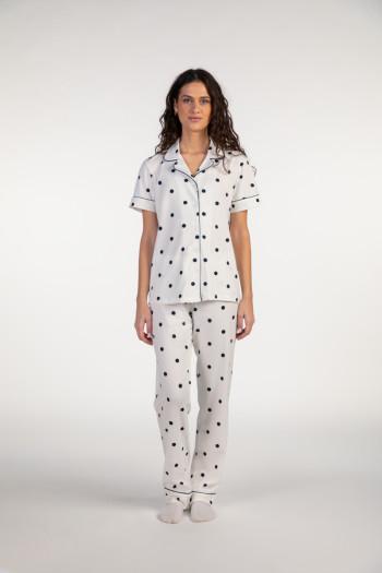 SF женски сет пижами 735100 POLKA DOT KD SS25 