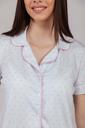 SF женски сет пижами 735102 STIPE HART KD SS25 
