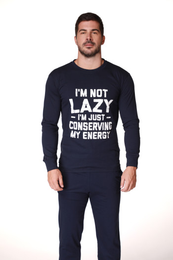 SF машки сет пижами LAZY DD FW25 