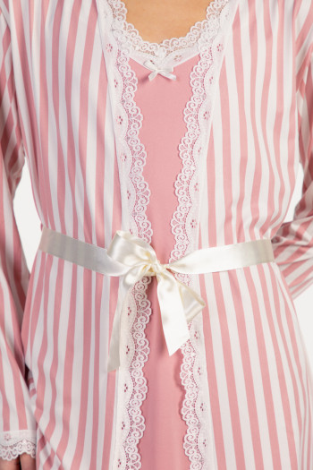 SF женски сет ноќница PUDRA STRIPE SF SS25 