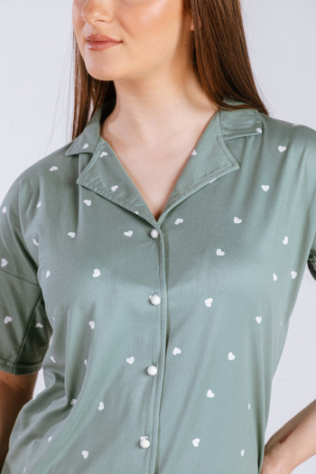 SF женски сет пижами GREEN HART KD SF SS25 