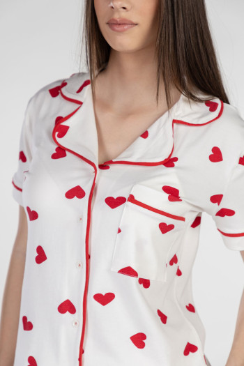 SF женски сет пижами RED HARTS KD SS25 