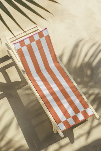 SF HOME - пешкир Orange Stripes 