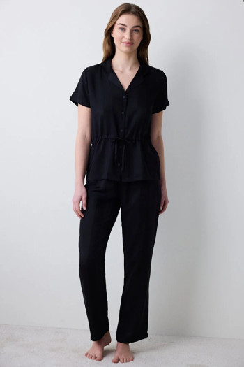 Penti женски сет пижами FLEUR SATIN SS GOMLEK PANT SET 