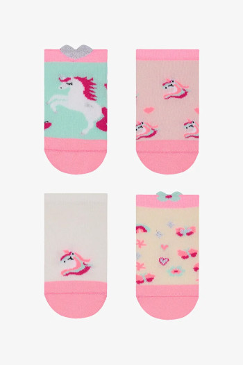 Penti детски сокни G.UNICORN HEART 4 PACK PTK 