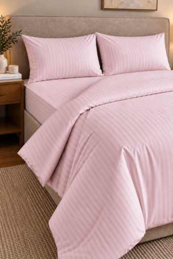 SF HOME  двојна постелнина 200/220 Saten Pink 