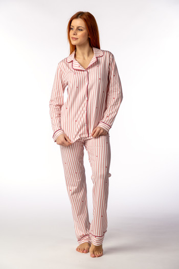 SF женски сет пижами 735158 RED PINK DD FW25 