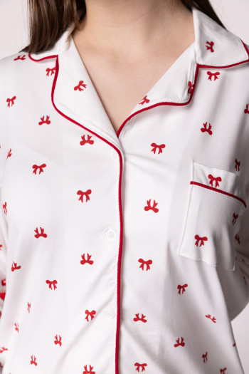 SF женски сет пижами 735164 RED BOW DD FW25 