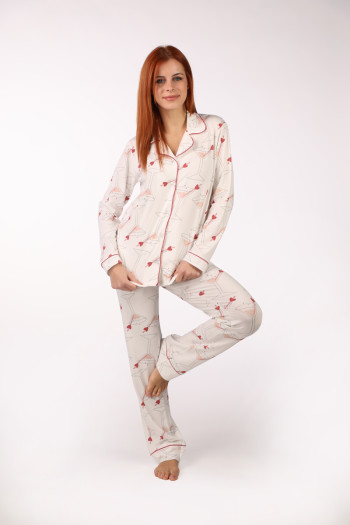 SF женски сет пижами 735165 MARTINI DD FW25 