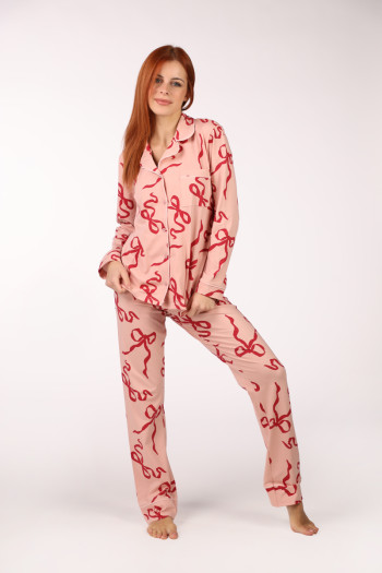 SF женски сет пижами 735169SP BIG BOWS DD FW25 