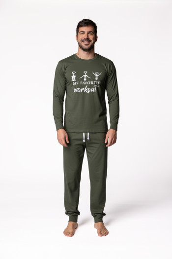 SF машки сет пижами WORKOUT DD FW25 