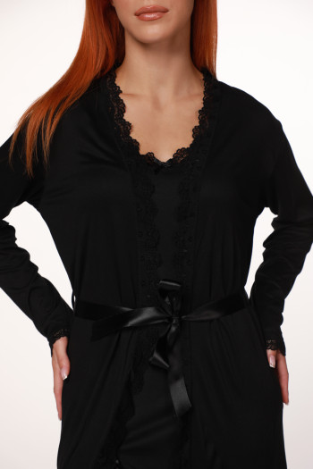 SF женски сет ноќница BLACK FW25 