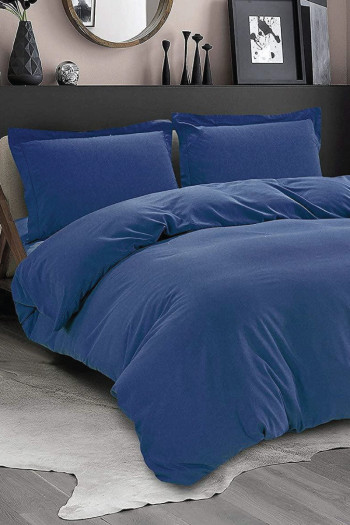 SF HOME постелнина MONO DARK BLUE 