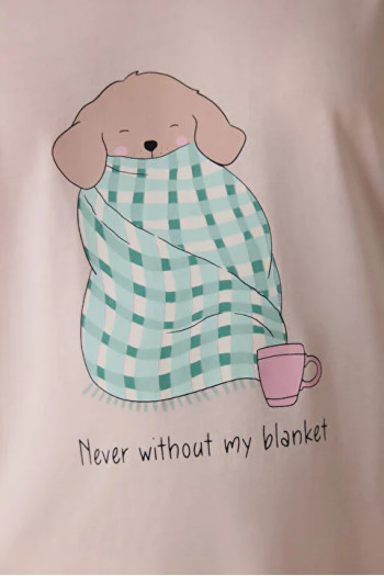 Penti женски сет пижами ENT BLANKET LS PANTOLON SET 