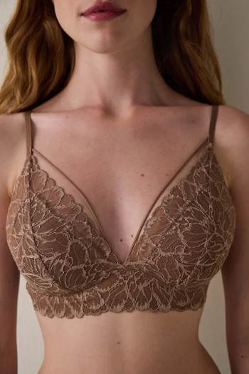 Penti женски градник LUNA PUSH UP LACE SUTYEN LT.BROWN 
