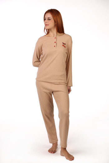 Rujam женски сет пижами RAPORLU BT CHERRY FW25 