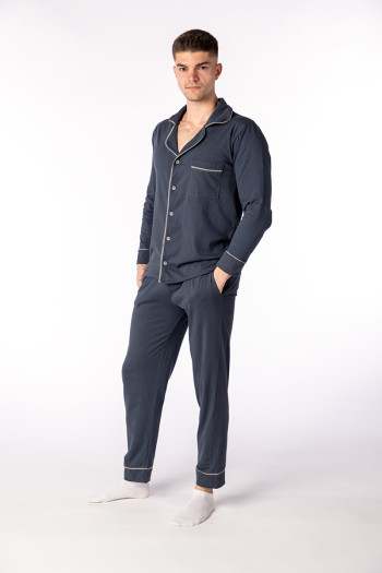 SF машки сет пижами ANTRACIT DD SS26 