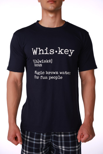 SF машки сет пижами WHISKEY KK SS26 