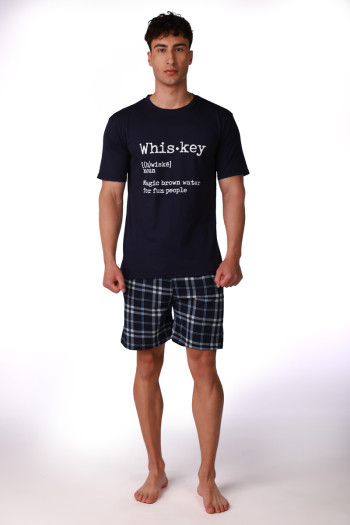 SF машки сет пижами WHISKEY KK SS26 