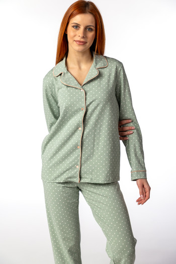 SF женски сет пижами 735184 PASTEL GREEN DD SS26 