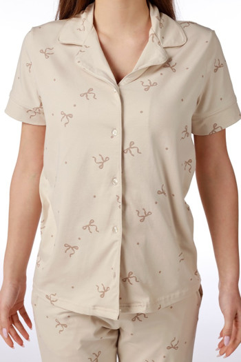 SF женски сет пижами 735199 CREAM BOW KD SS26 