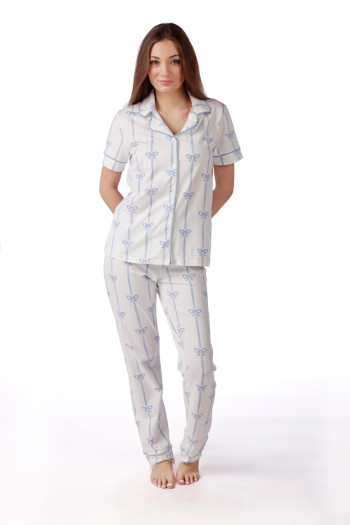 SF женски сет пижами 735204SP BLUE BOW KD SS26 