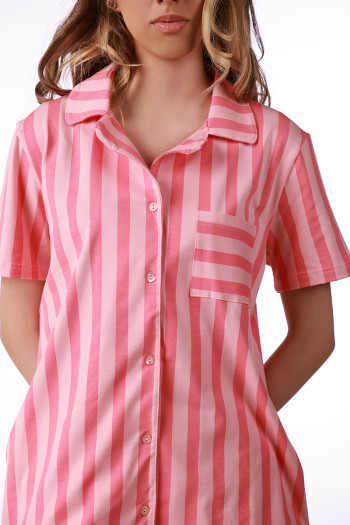 SF женски сет пижами 735210SP CORAL STRIPES KK SS26 