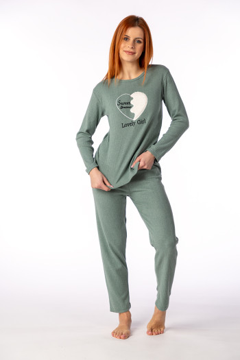 Lila женски сет пижами RAPORLU 15726 GIRL DD FW25 