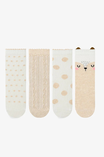Penti детски класични чорапи G.CREAM HEDGEHOG 4 PACK SKT 