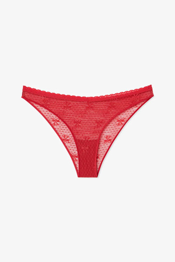 Penti - килоти EASY LACE V SHAPE BRAZILIAN RED BOW 