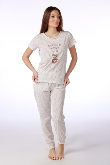 SF женски сет пижами SP.OFFER COFFEE KD SS26 