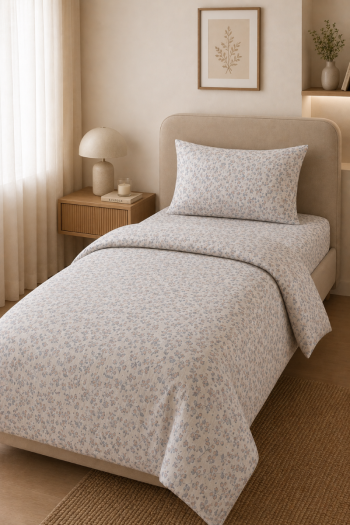 SF HOME  единечна постелнина со чаршав со ластик 160x210 Breeze 