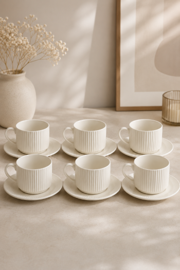 SF HOME  сет шољи 1/4 Stripe 